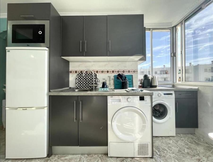Traumhafte Wohnung Mit Panoramablick Und Pool Playa del Inglés Kültér fotó